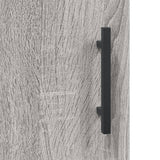vidaXL Tall cabinet 34.5x34x180 cm engineered wood white