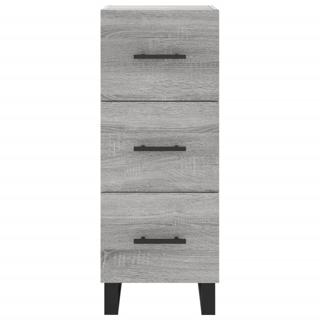 vidaXL Tall cabinet 34.5x34x180 cm engineered wood white