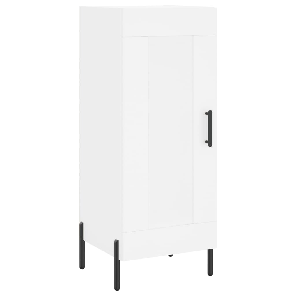 vidaXL Hoge kast 34,5x34x180 cm bewerkt hout wit