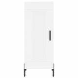 vidaXL Hoge kast 34,5x34x180 cm bewerkt hout wit