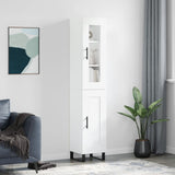 vidaXL Tall cabinet 34.5x34x180 cm engineered wood white