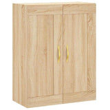 vidaXL Hoge kast 69,5x34x180 cm bewerkt hout betongrijs