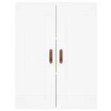 vidaXL Hoge kast 69,5x34x180 cm bewerkt hout betongrijs