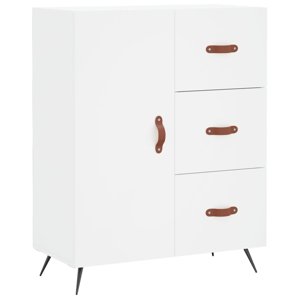 vidaXL Hoge kast 69,5x34x180 cm bewerkt hout betongrijs