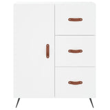 vidaXL Hoge kast 69,5x34x180 cm bewerkt hout betongrijs