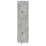 vidaXL Hoge kast 34,5x34x180 cm bewerkt hout wit