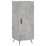 vidaXL Hoge kast 34,5x34x180 cm bewerkt hout wit
