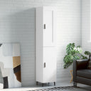 vidaXL Tall cabinet 34.5x34x180 cm engineered wood white
