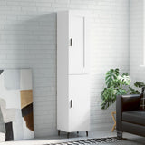 vidaXL Tall cabinet 34.5x34x180 cm engineered wood white