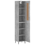 vidaXL Tall cabinet 34.5x34x180 cm engineered wood white