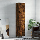 vidaXL Tall cabinet 34.5x34x180 cm engineered wood white