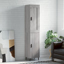 vidaXL Tall cabinet 34.5x34x180 cm engineered wood white