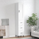 vidaXL Tall cabinet 34.5x34x180 cm engineered wood white