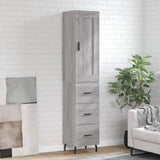 vidaXL Tall cabinet 34.5x34x180 cm engineered wood white