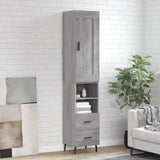 vidaXL Tall cabinet 34.5x34x180 cm engineered wood white