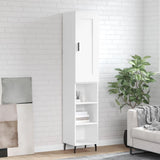 vidaXL Tall cabinet 34.5x34x180 cm engineered wood white