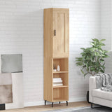 vidaXL Tall cabinet 34.5x34x180 cm engineered wood white