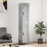 vidaXL Hoge kast 34,5x34x180 cm bewerkt hout wit