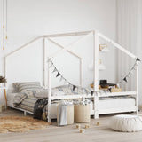 vidaXL Kids Bed Frame 2x(80x200) cm Solid Pine Wood