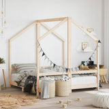 vidaXL Kids Bed Frame 2x(80x200) cm Solid Pine Wood