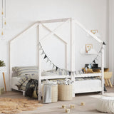 vidaXL Kids Bed Frame 2x(80x200) cm Solid Pine Wood