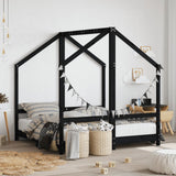 vidaXL Kids Bed Frame 2x(80x200) cm Solid Pine Wood