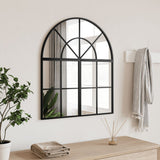 vidaXL Arch Wall Mirror 60x70 cm Iron Black
