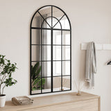 vidaXL Arch Wall Mirror 60x70 cm Iron Black
