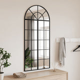 vidaXL Arch Wall Mirror 60x70 cm Iron Black
