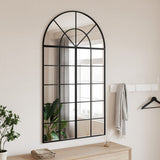 vidaXL Arch Wall Mirror 60x70 cm Iron Black