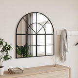 vidaXL Arch Wall Mirror 60x70 cm Iron Black