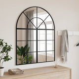 vidaXL Arch Wall Mirror 60x70 cm Iron Black
