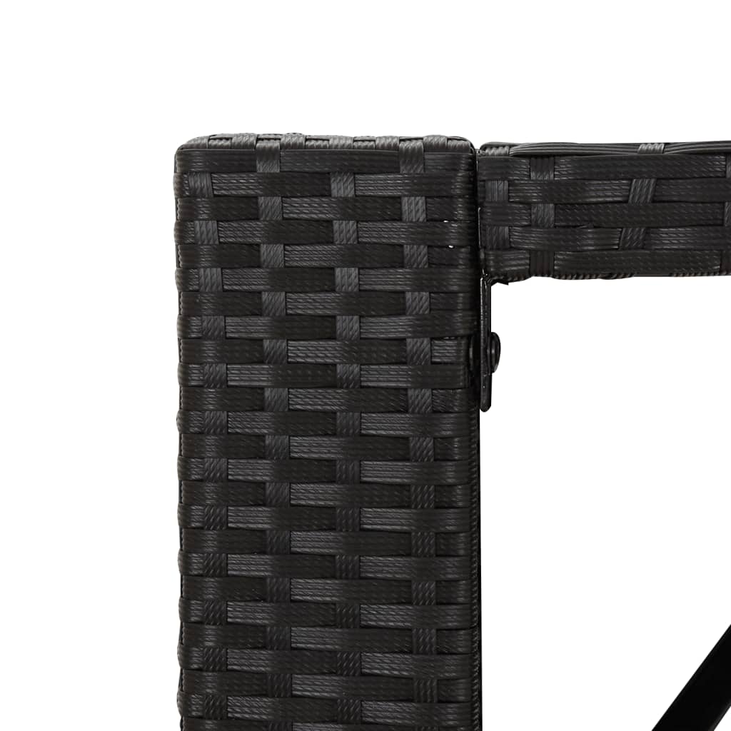 vidaXL 5-delige Tuinbarset met kussens poly rattan bruin