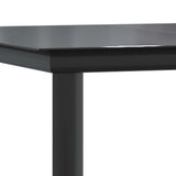 vidaXL 3-piece Garden Lounge Set Textilene and Steel Black