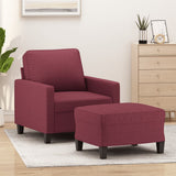 vidaXL Fauteuil avec banque de rangement 60 cm gris gris
