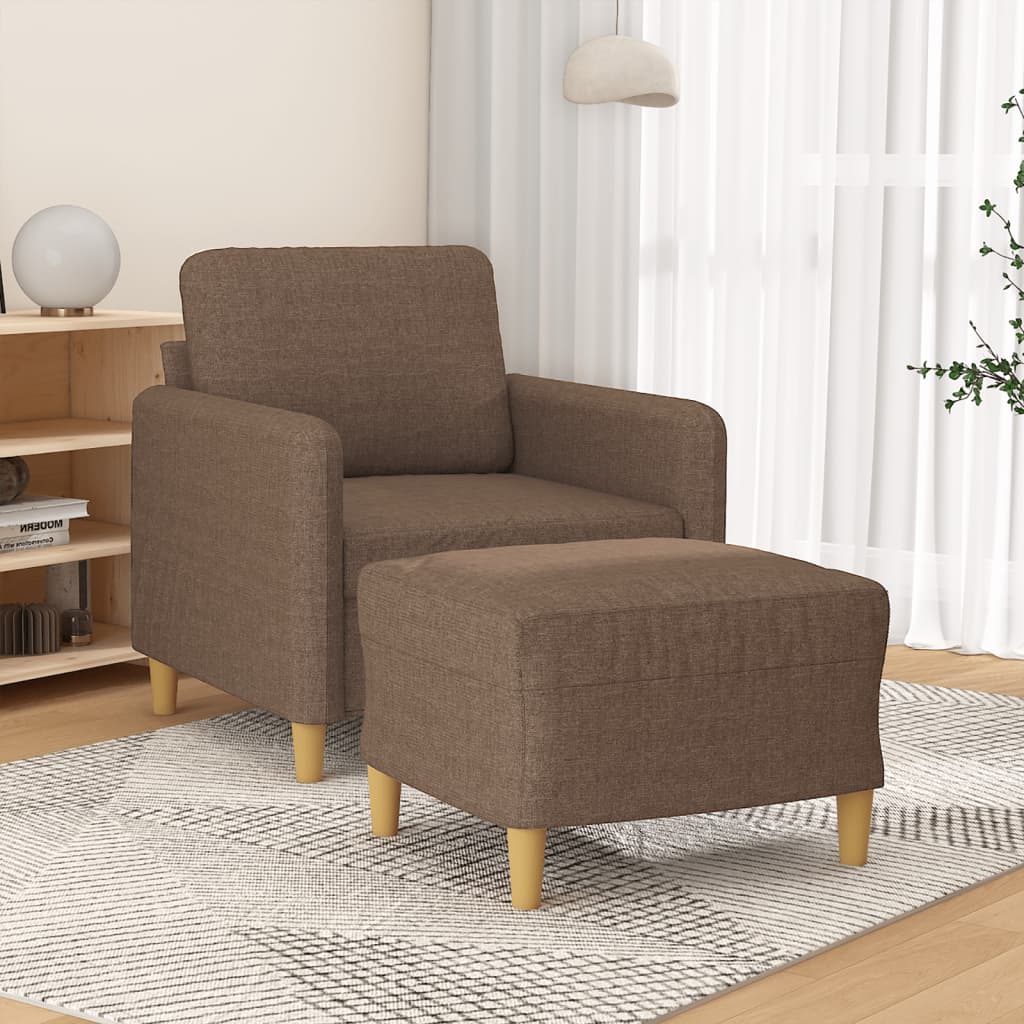 vidaXL Fauteuil avec banque de rangement 60 cm gris gris