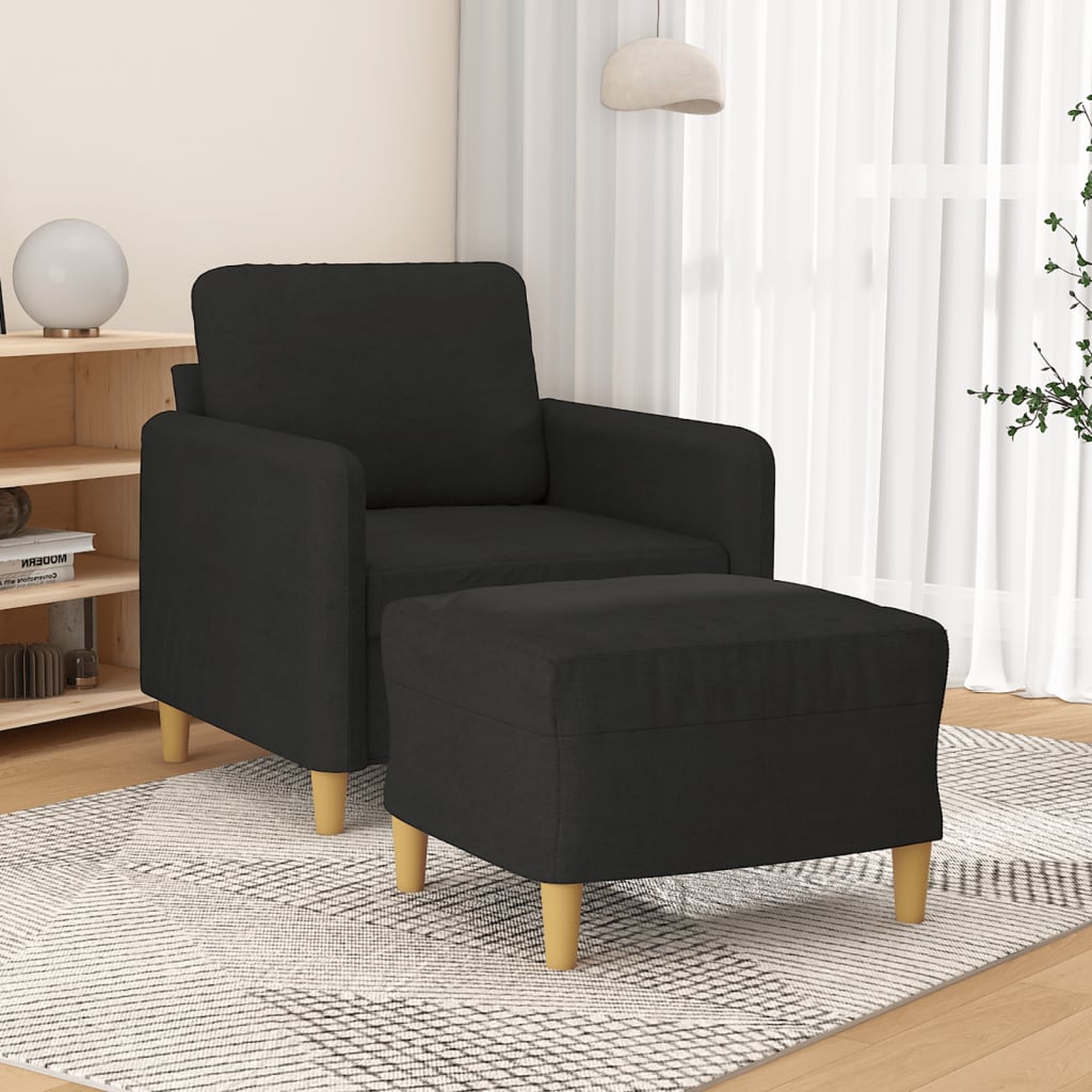 vidaXL Fauteuil avec banque de rangement 60 cm gris gris