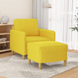 vidaXL Fauteuil avec banque de rangement 60 cm gris gris