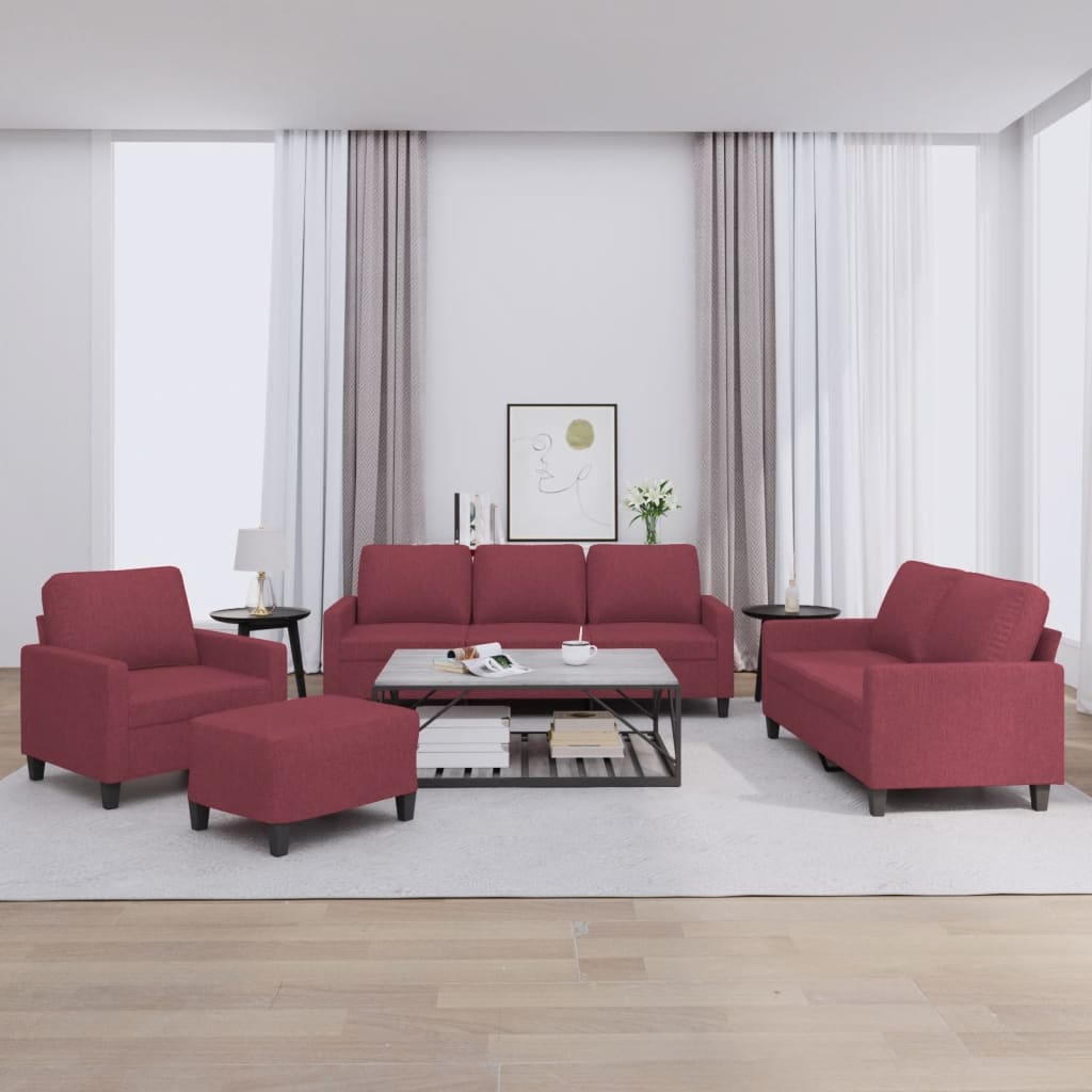 vidaXL Ensemble de salon 3 personnes avec des chaises de cuisine confortables