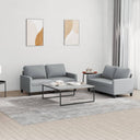 vidaXL Ensemble de salon 2 personnes avec coussins d'éclairage confortables