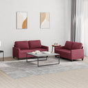 vidaXL Ensemble de salon 2 personnes avec coussins d'éclairage confortables