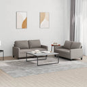 vidaXL Ensemble de salon 2 personnes avec coussins d'éclairage confortables