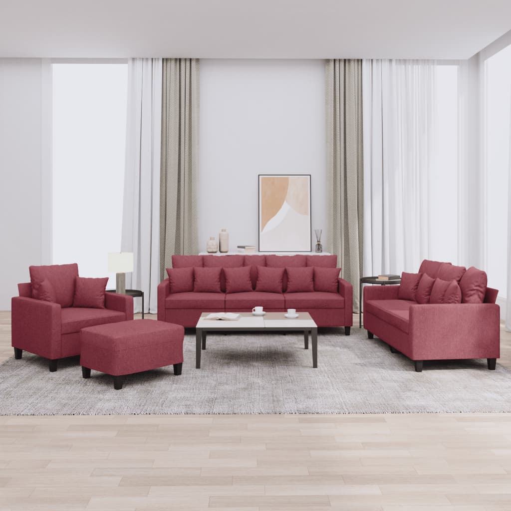 vidaXL Ensemble de salon 3 personnes avec des chaises de cuisine confortables