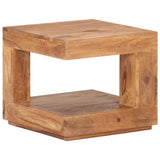vidaXL Salontafel 45x45x40 cm massief acaciahout
