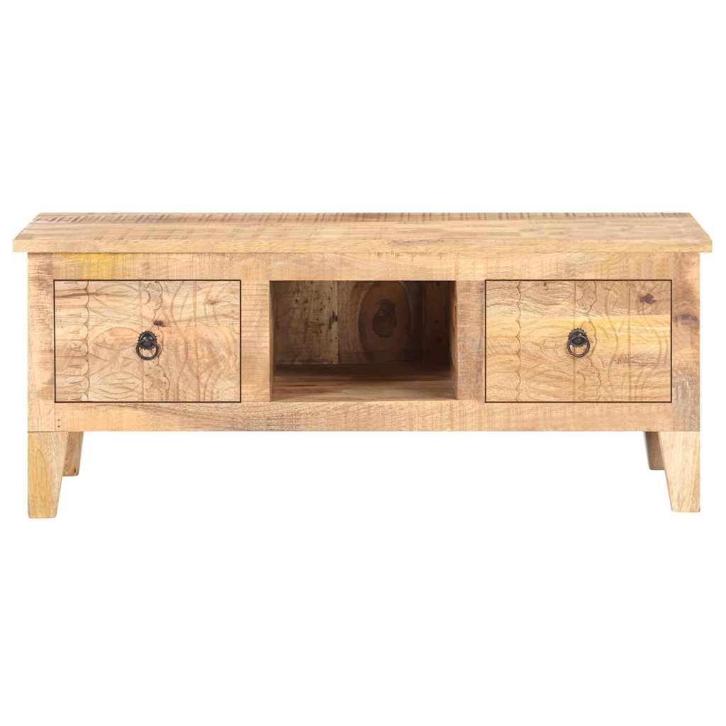 vidaXL Salontafel 100x55x40 cm ruw mangohout