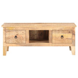 vidaXL Salontafel 100x55x40 cm ruw mangohout
