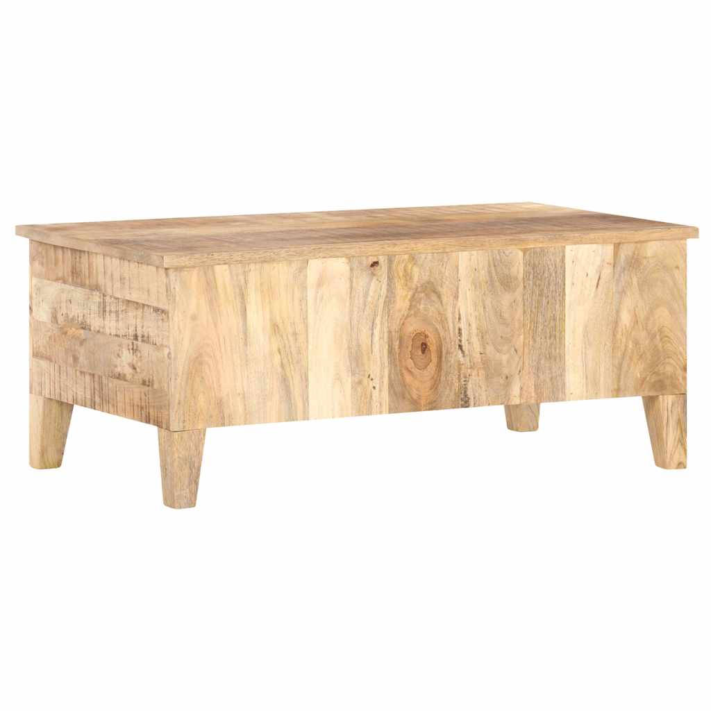 vidaXL Salontafel 100x55x40 cm ruw mangohout