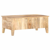 vidaXL Salontafel 100x55x40 cm ruw mangohout