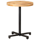 vidaXL Bistrotafel vierkant 50x50x75 cm ruw mangohout