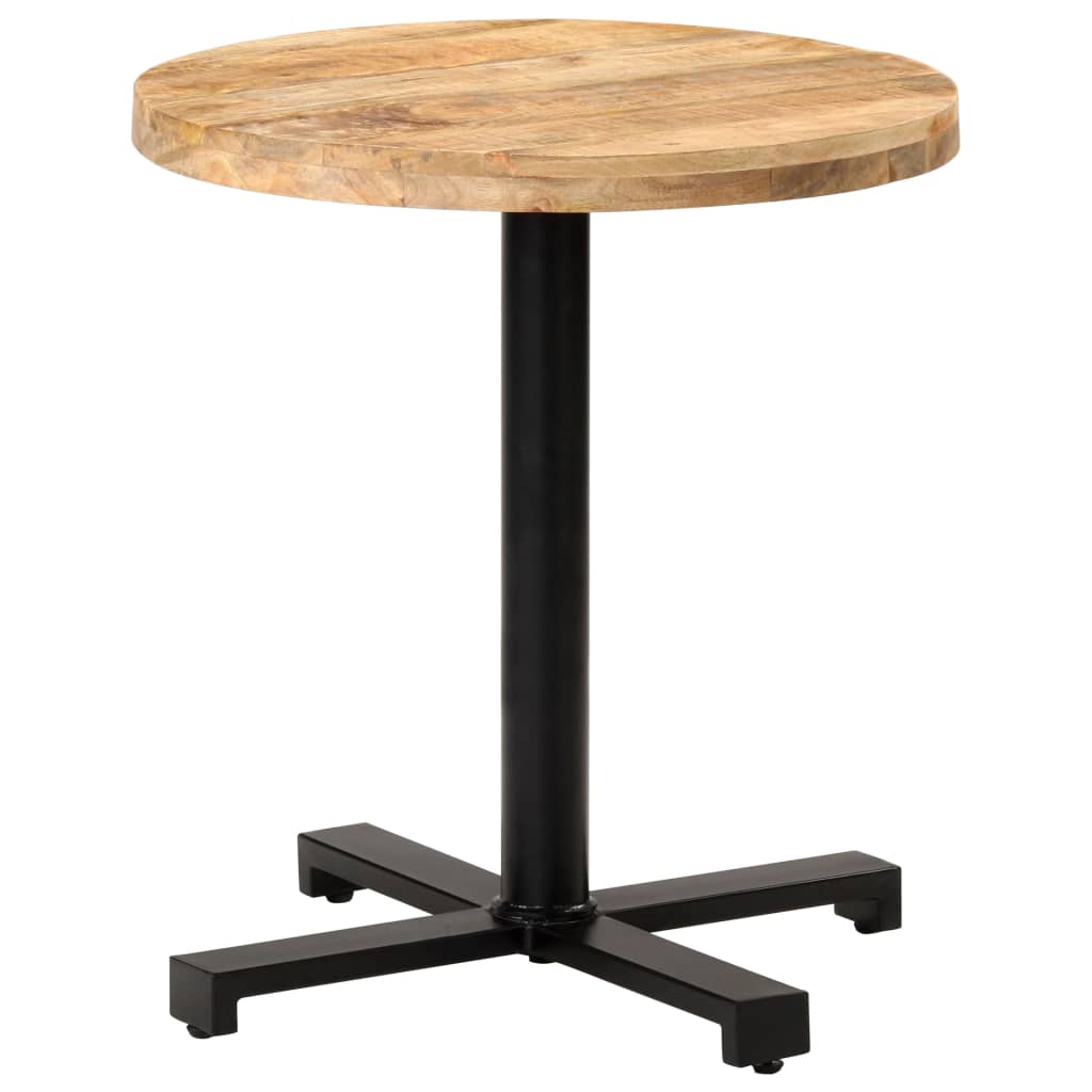 vidaXL Bistrotafel vierkant 50x50x75 cm ruw mangohout
